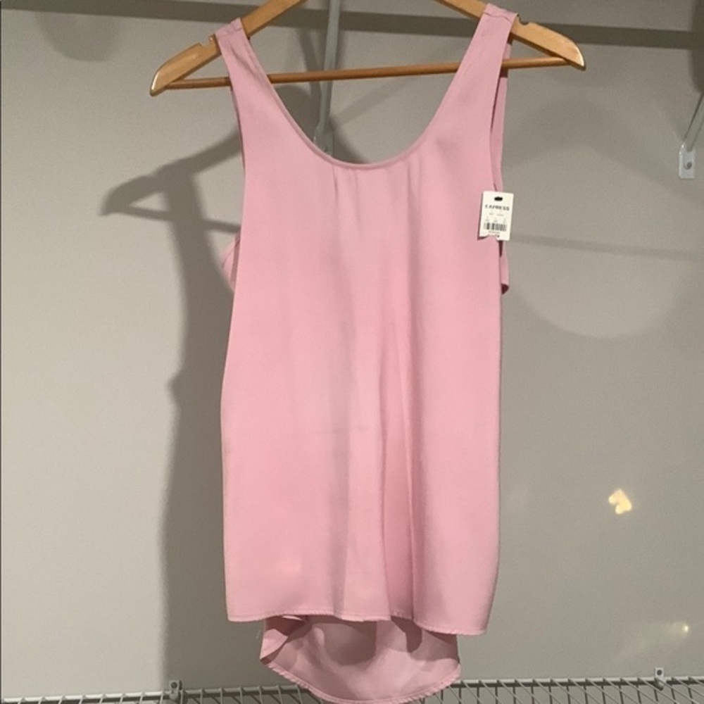 Express Pink Sleeveless Top
